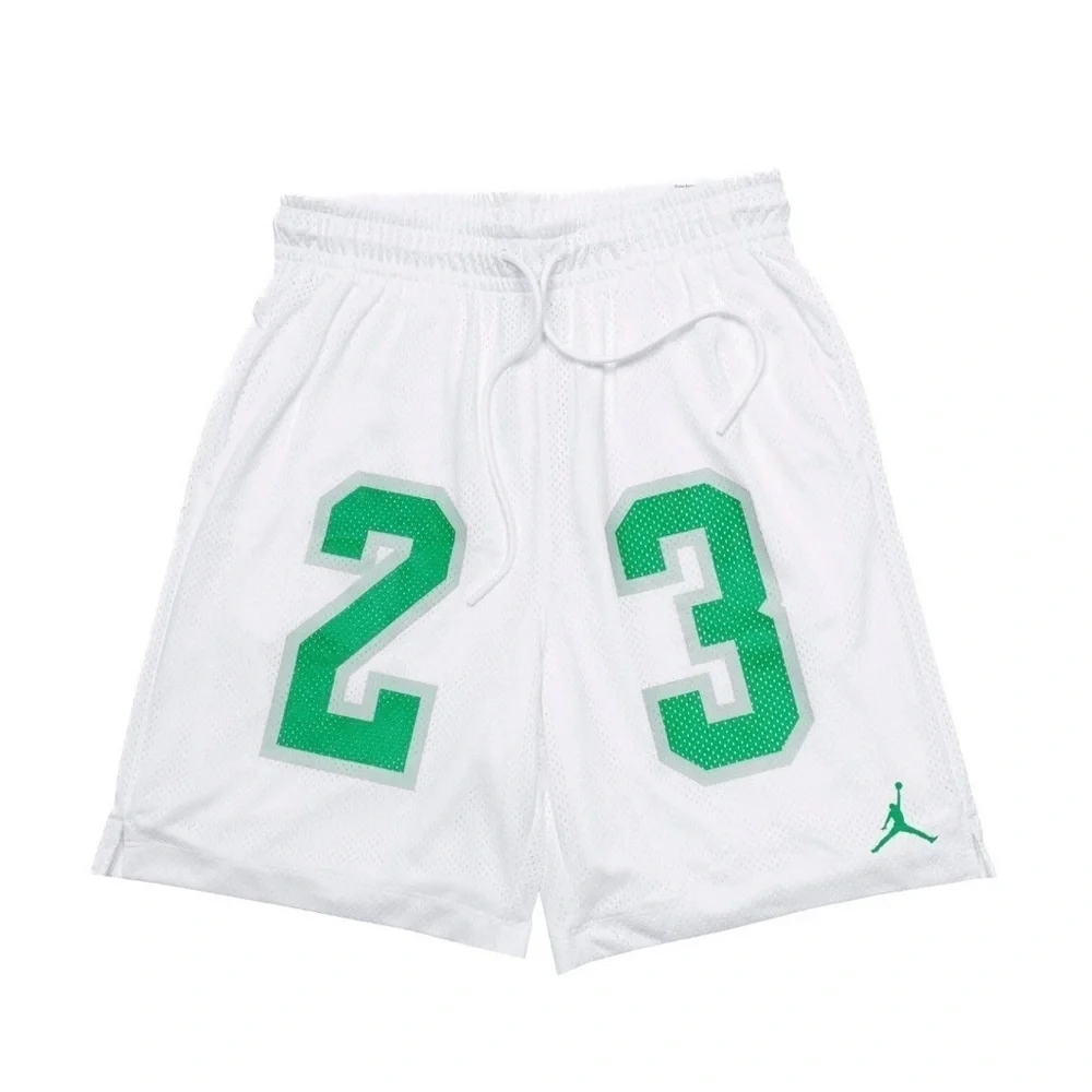 NEW NIKE MEN'S JORDAN ESSENTIALS GRAPHIC MESH SHORTS DX9671-100 EXTRA LARGE XL